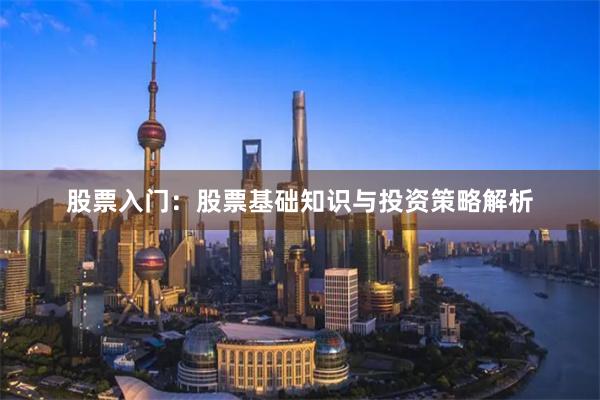 股票入门：股票基础知识与投资策略解析